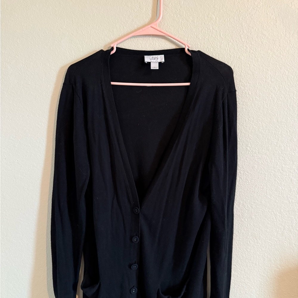 LOFT Classic Black Women's Cardigan